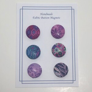 Koelkastmagneten en whiteboardmagneten Fabric Button