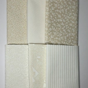 Natural tonal fat quarter bundle