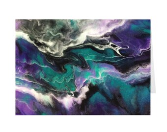 Galactic Storm 5 X 7 Greeting Cards, Notecards, Blank Inside