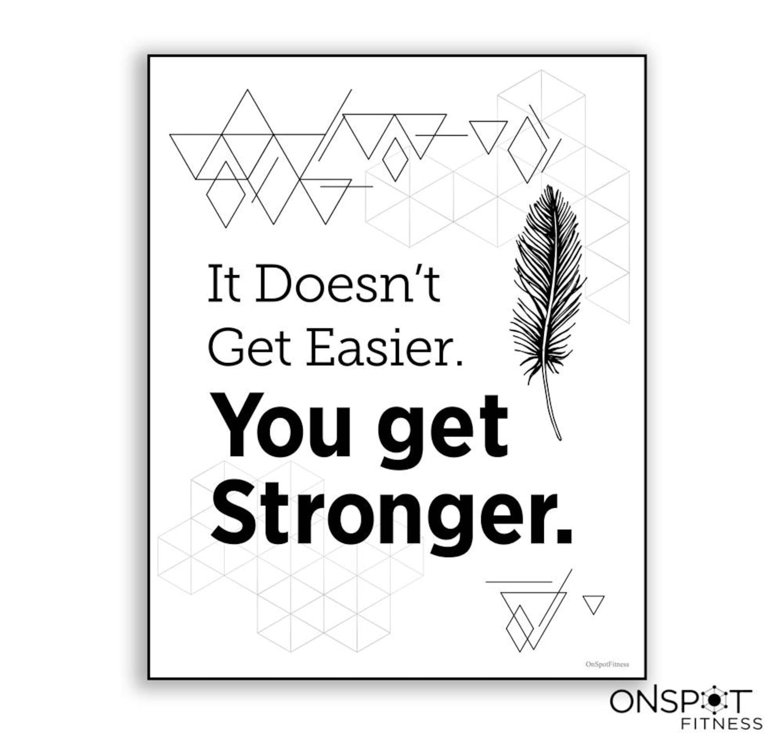 Weight Loss Motivation Printable, Fitness Motivation, Whole30, Weight Watchers, It Doesn't Get ...