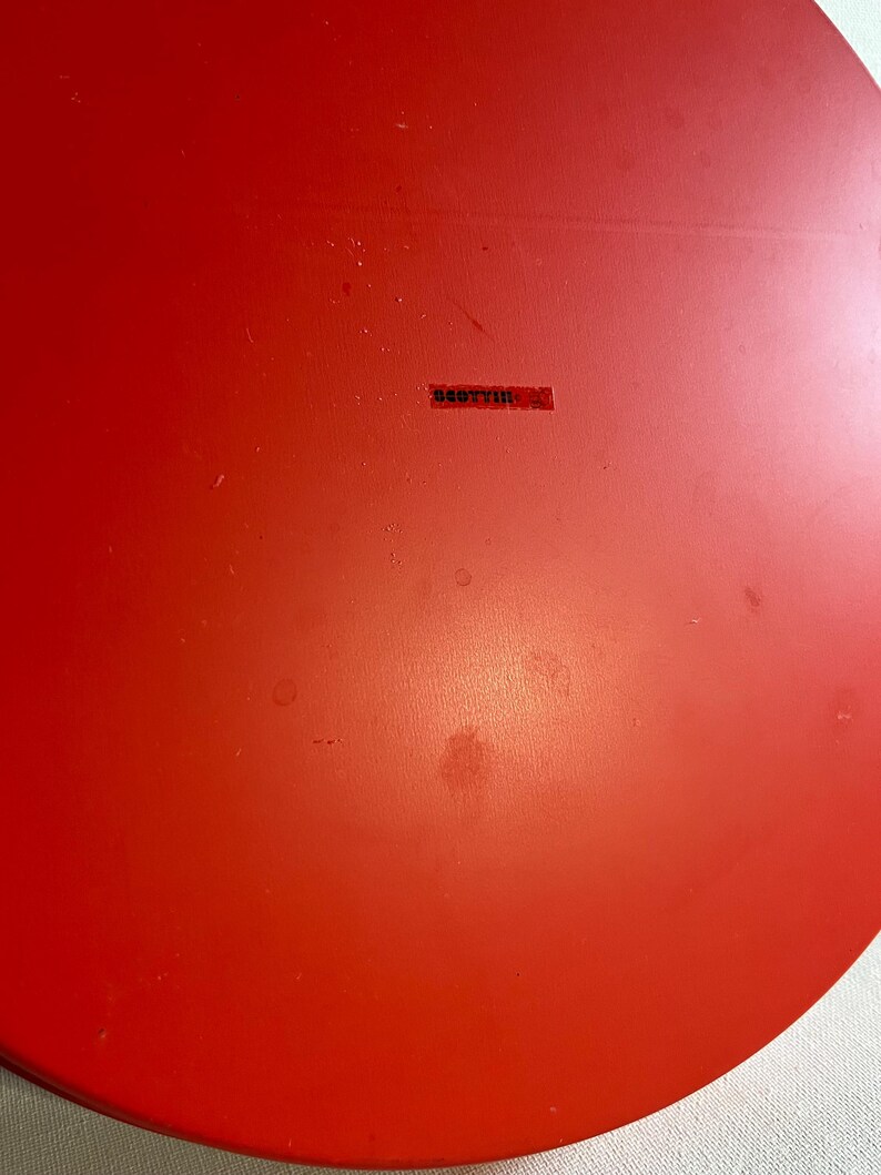 1984 Dept 56 Scottie Dog Metal Tray Red Polka Dot MacKenzie Childs Checkered image 11