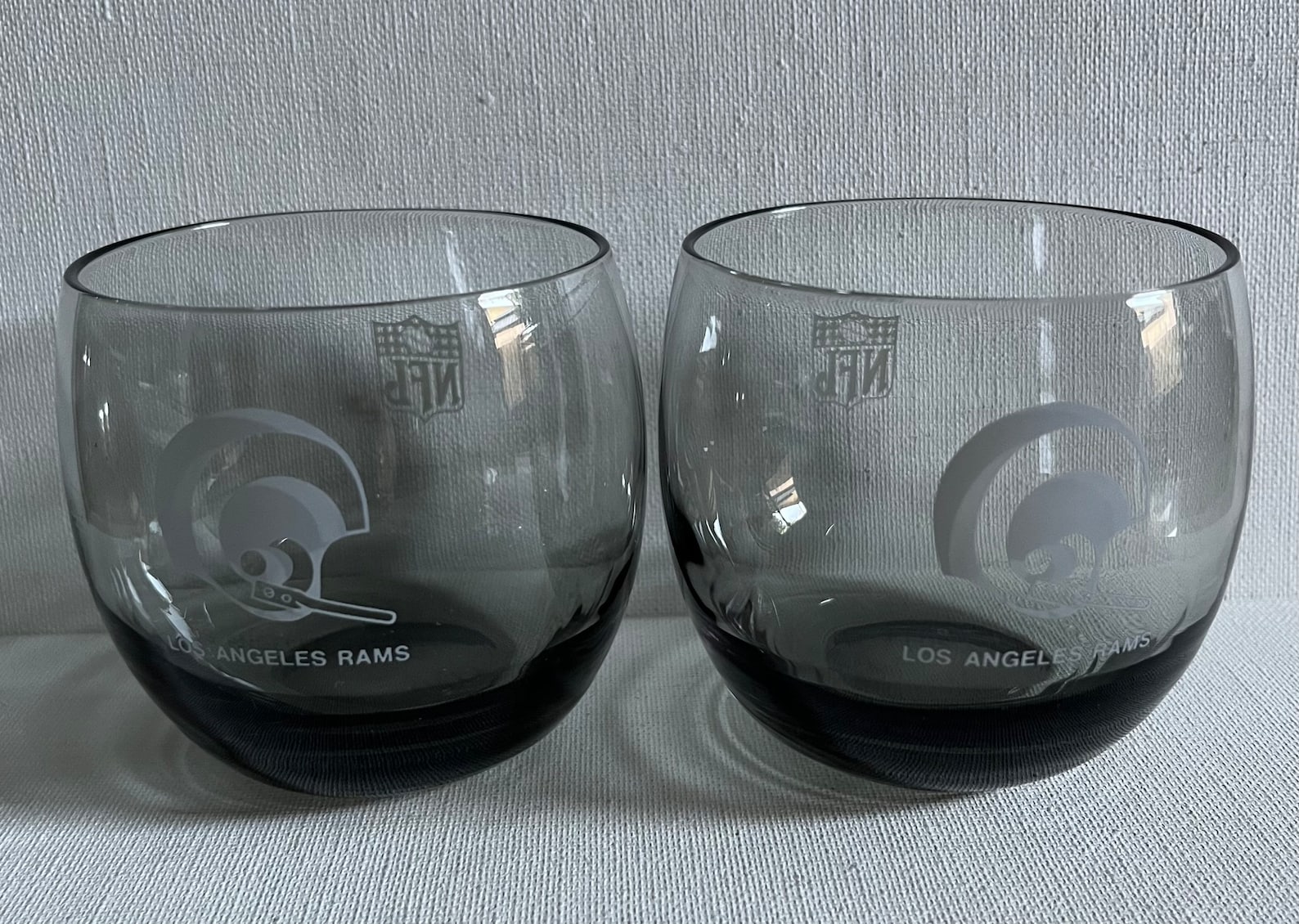 Vintage Los Angeles Rams NFL Football Drinking Glasses Roly Etsy