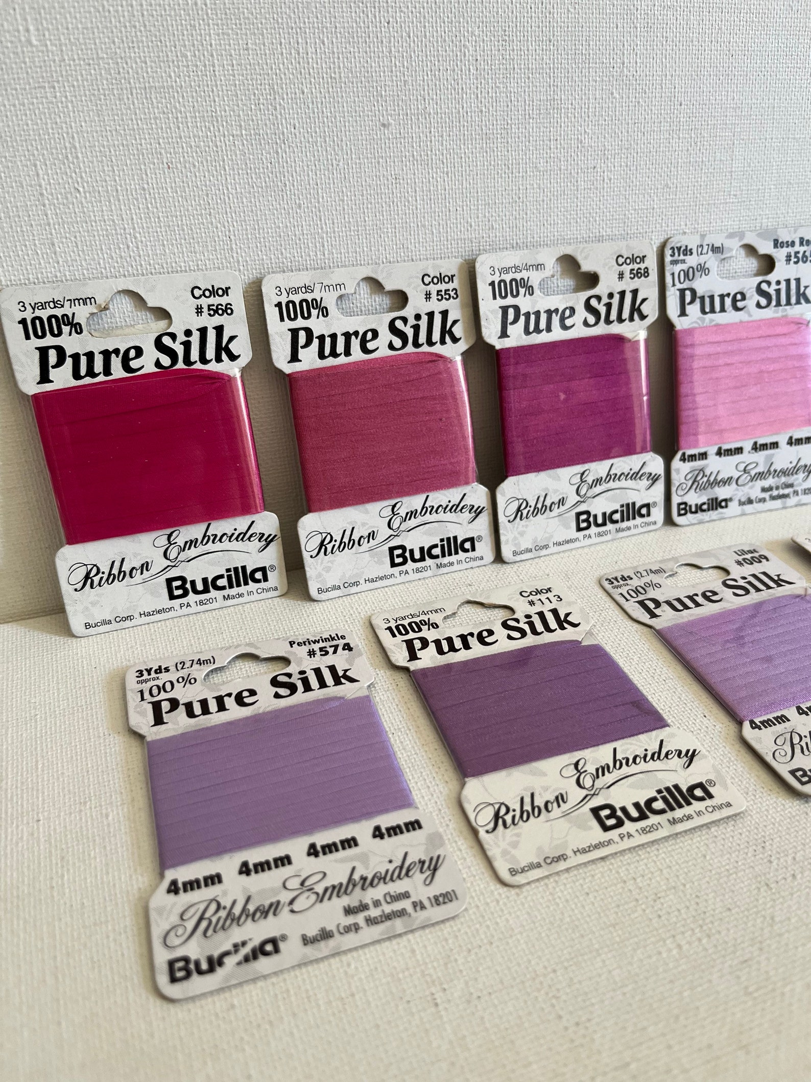 Bucilla Silk Thread Embroidery Ribbon Needlepoint Sewing Etsy