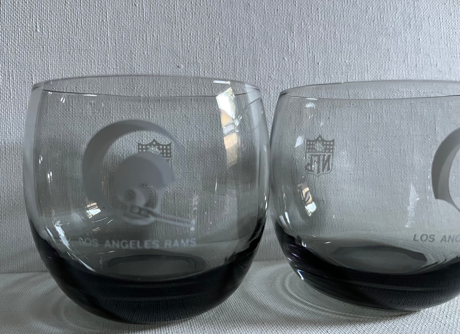 Vintage Los Angeles Rams NFL Football Drinking Glasses Roly Etsy