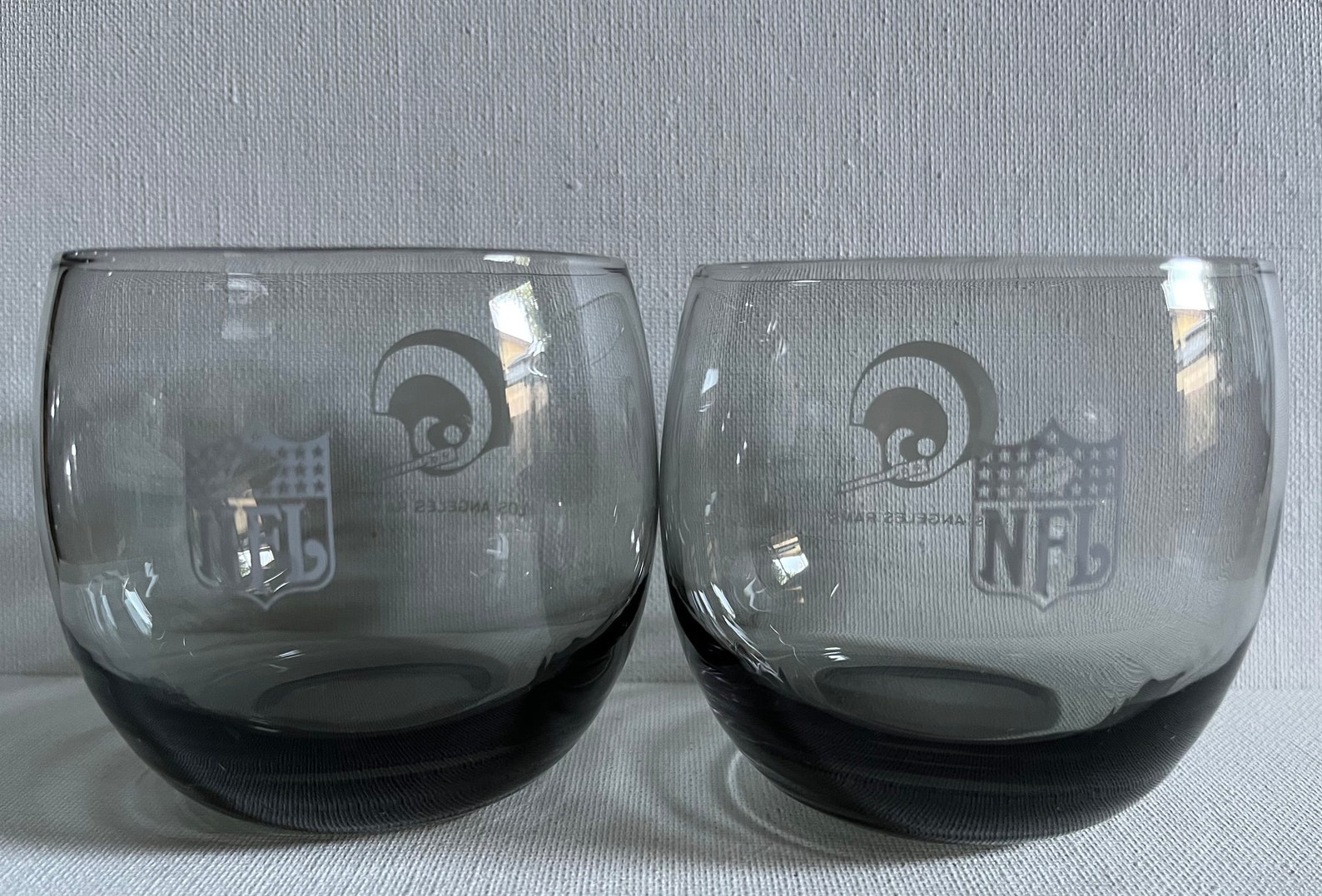 Vintage Los Angeles Rams NFL Football Drinking Glasses Roly Etsy