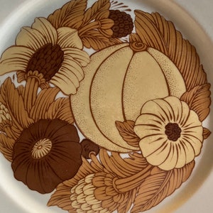 Plato vintage Rosenthal Terra Prato con flores y frutas, Alemania, 8&quot;