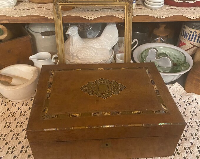 Victorian Antique Lap Writing Desk Etsy