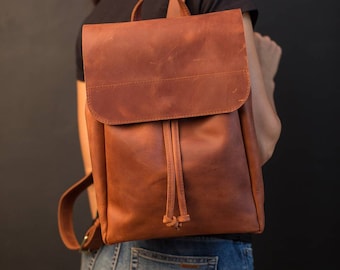 Leather Backpack, Leather backpack women, Brown Leather Backpack, Camera backpack, Vintage Backpack, Leather rucksack, laptop backpack