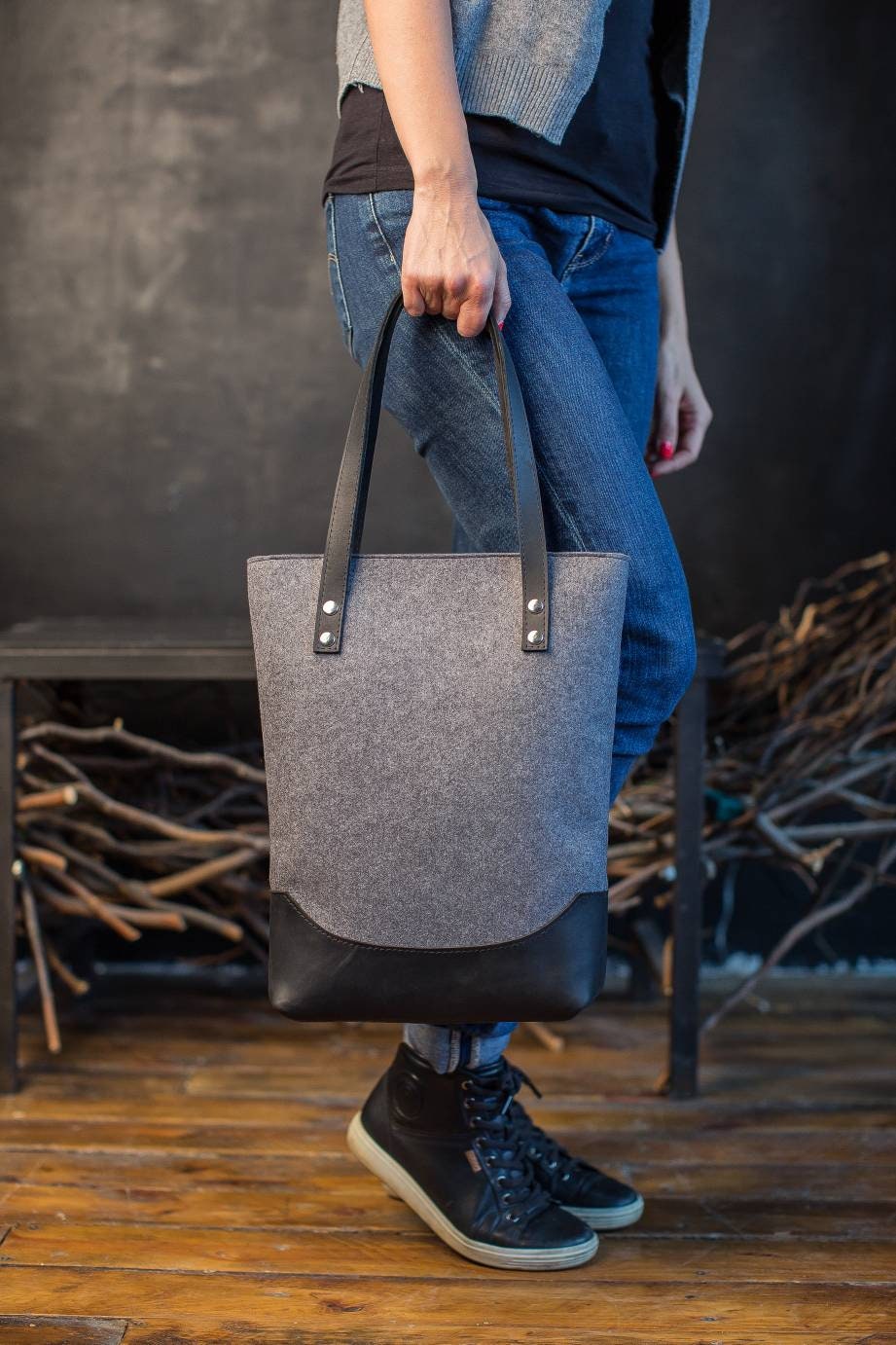 HUMAN MADE FELT TOTE BAG LARGE GREY フェルト lf-tote-grey-large-5.jpg