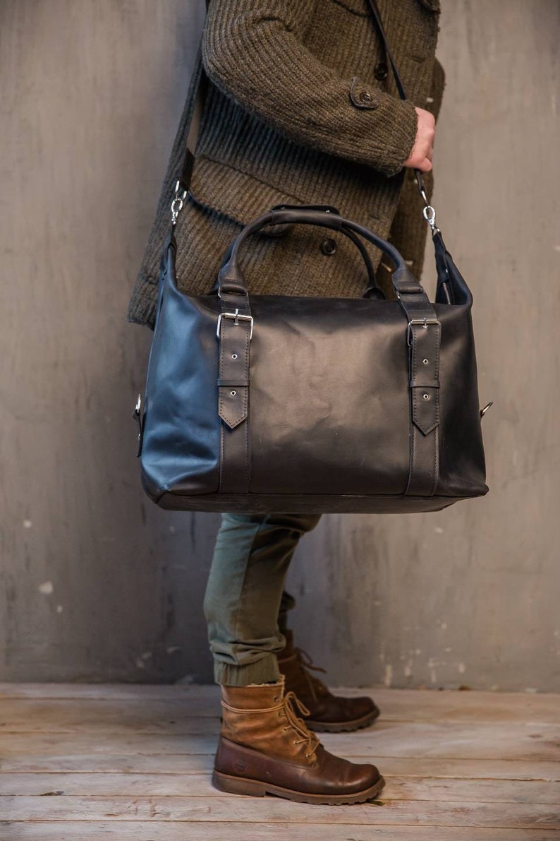 mens black travel bag