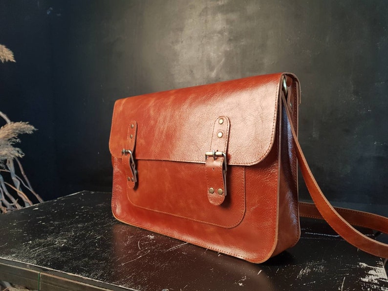 mens leather messanger bag