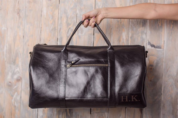 Weekend Leather Travel Soft duffel-style Bag – Sam Brown London