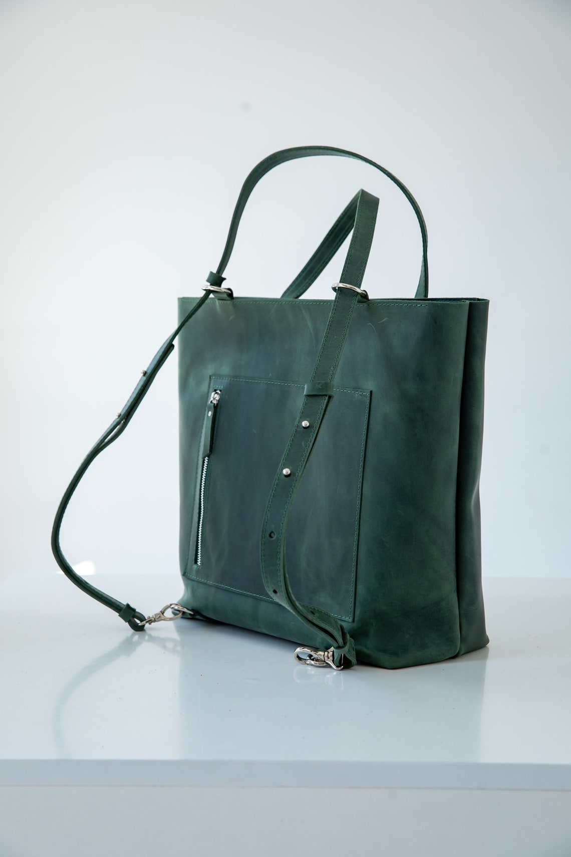 Leather Convertible Backpack Purse Backpack Purse Leather - Etsy