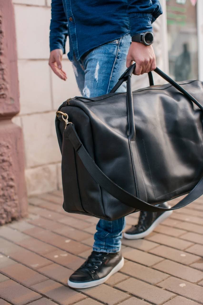 Hook & Albert Backpack | Black Leather