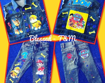 paw patrol jean outfit