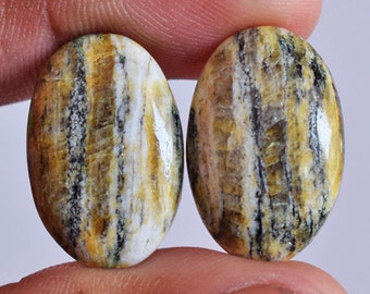Designer Honey Aragonite Cabochon...Oval Cabochon...36x23x7 mm...41 Cts..#G8220