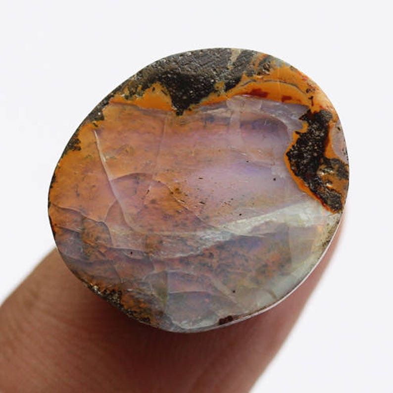 Pendant Jewellery Making Stone 11 Carat Excellent Quality Natural Blue Boulder Opal Gemstone 2544 Hand Cut Australian Opal Koroit Opal