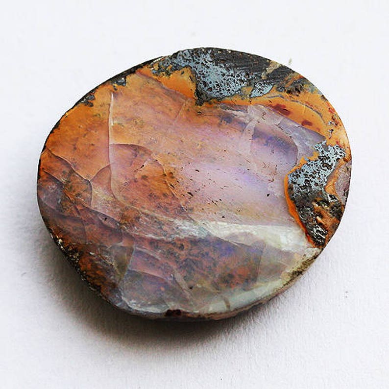 Pendant Jewellery Making Stone 11 Carat Excellent Quality Natural Blue Boulder Opal Gemstone 2544 Hand Cut Australian Opal Koroit Opal