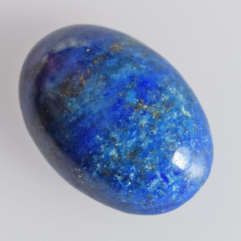 18162 Size 17x12x5.5 MM Pendant Stone Oval Shape Jewellery Making Flat Back Side Lapis Natural Blue Lapis Lazuli Cabochon Ring Stone