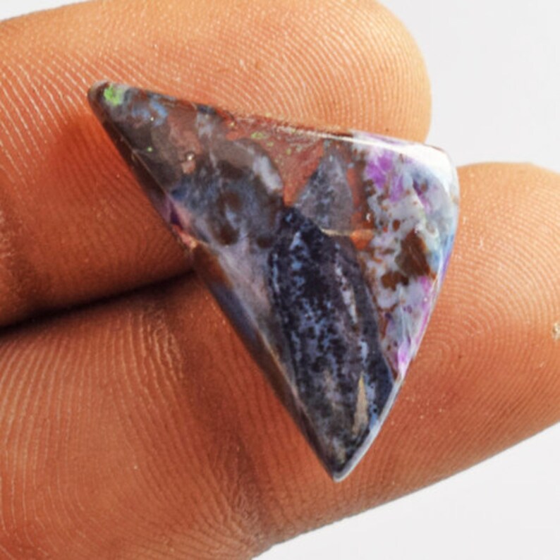 Wholesale Price Jewellery Making Pendant Stone 100/% Natural Sugilite Cabochon Loose Gemstone 17459 Designer Sugilite Size 25x15x4 MM