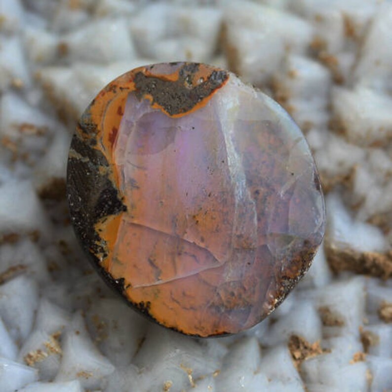 Pendant Jewellery Making Stone 11 Carat Excellent Quality Natural Blue Boulder Opal Gemstone 2544 Hand Cut Australian Opal Koroit Opal