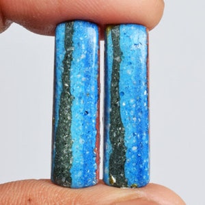 New Gemstone Suppliers Awesome Round Shape Rainbow Calsilica Pair Cabochon AG-9645 Matched Earring Pair Stone Hand Cut Pair Multi Color