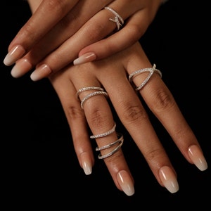 This beautiful elegant minimalist gold plated ring handmade of 925 sterling silver and studded with natural moissanite gemstone. Best jewelry gift for women and girls. Best selling item of my shop. minimalist ring, minimalist jewelry, gift for her