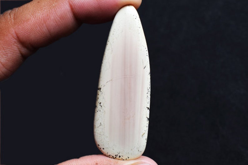 Pendant Stone Flat Back 14169 Natural Imperial Jasper Cabochon Jasper Suppliers Size 55x19x3.5 MM Jewellery Materials Smooth Polished