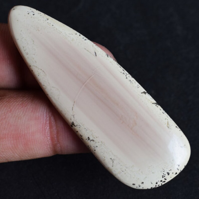 Pendant Stone Flat Back 14169 Natural Imperial Jasper Cabochon Jasper Suppliers Size 55x19x3.5 MM Jewellery Materials Smooth Polished
