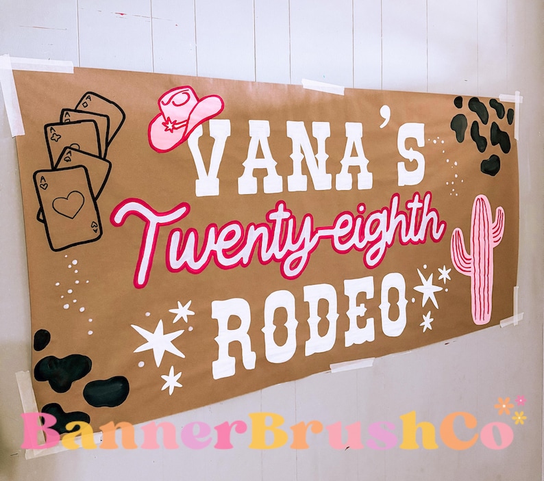Custom Hand Painted Banner - Etsy