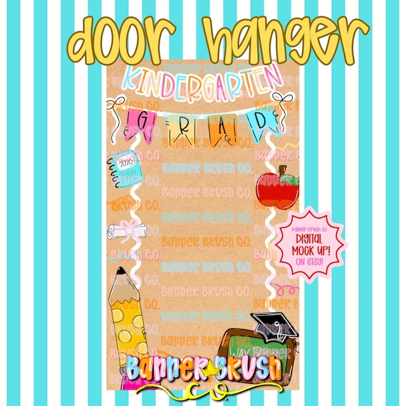 Kindergarten Grad Banner Template | Editable Canva Banner | 35x60 DIY Painted Sign | End Of School Year | Digital Download class of 2026