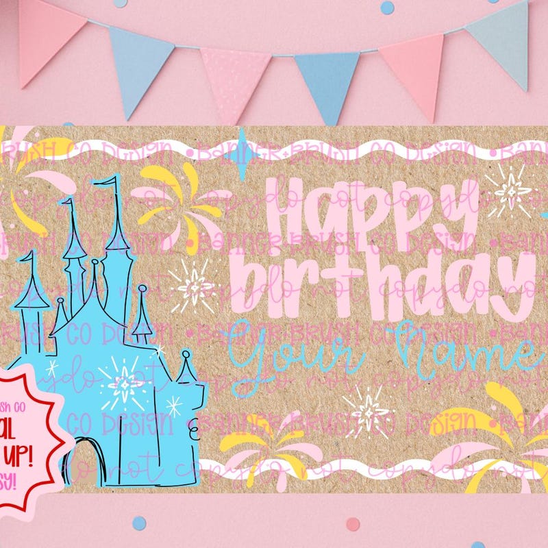 Formal Banner Template - Etsy UK