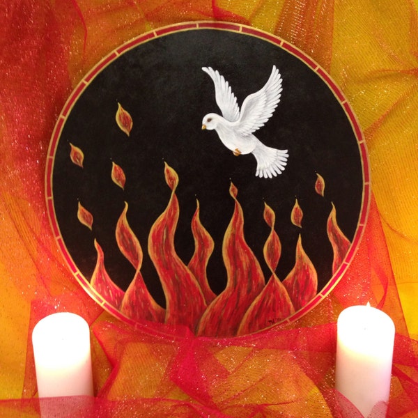 Pentecost Banner Etsy