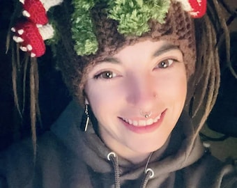 Mushroom & Moss Earwarmer aka Feral Swamp Witch Earwarmer