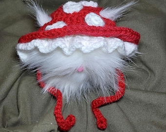 Cutest Mushroom Cat Hat tiny dog Costume Clothing Custom