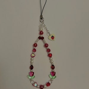 Phone Strap - Wine Red