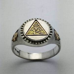 Eye of Horus ring, Silver Ring Eye of Horus, Golden Eye of Horus, Egiptian symbol Eye of Horus, Eye of Horus, Ancient Eye of Horus talisman