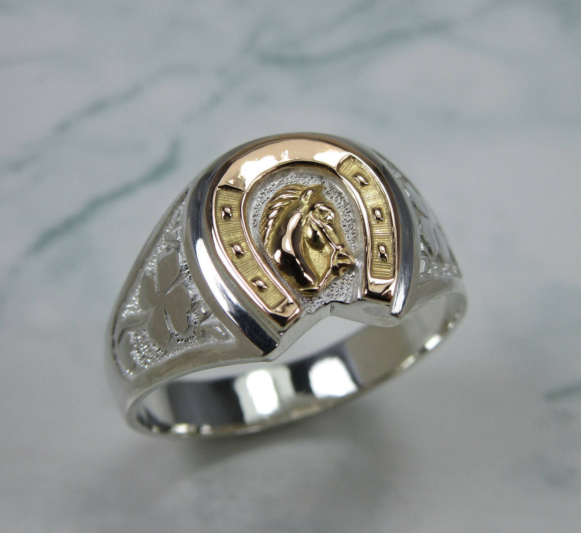 Horseshoe Ring, Gold Horseshoe, Silver and Gold Horseshoe Ring With Horse Head, Horseshoe Ring, Lucky Horseshoe Ring, Good Fortune Ring - Etsy Horseshoe Ring, Gold Horseshoe, Silver and Gold Horseshoe Ring With Horse Head, Horseshoe Ring, Lucky Horseshoe Ring, Good Fortune Ring - Etsy