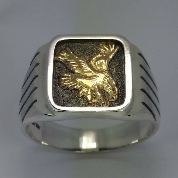 925 Silver Eagle Ring Landing Eagle Ring Gold Eagle Ring Eagle Ring for Men Ring for Eagle Lovers Power Eagle Ring Flying Eagle Ring Etsy Canada