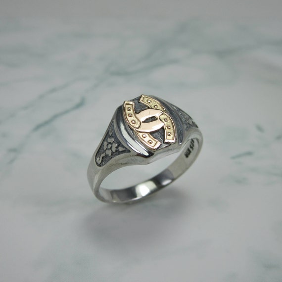 Double horseshoe hotsell ring