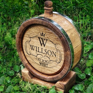 Barriles de whisky mini-roble de fiesta de bodas personalizados - Regalo de padrinos de boda - Regalo de fiesta de bodas - Grabado - Personalizado - Monograma gratis