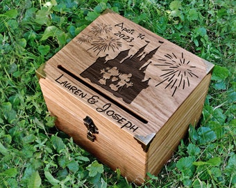 Wedding Card Box, Wood Wedding Card Holder, Best Wedding Gift. Bridal Shower Box For Wedding, Oak Wedding Box 2023