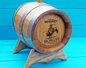 Oak Wine Barrel Personalized Engraved Rodeo Whiskey Barrel Whisky Barrel 1 L Age your own Wine Tequila Whiskey Rum Bourbon Vinegar