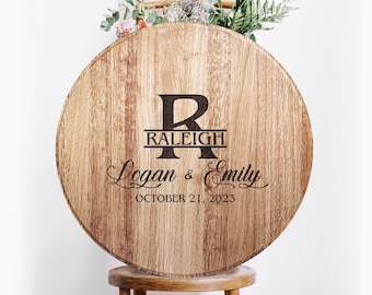 Wedding Guest Book Bourbon Barrel head - Guest Book Wedding -  Whiskey Barrel Lid Sign