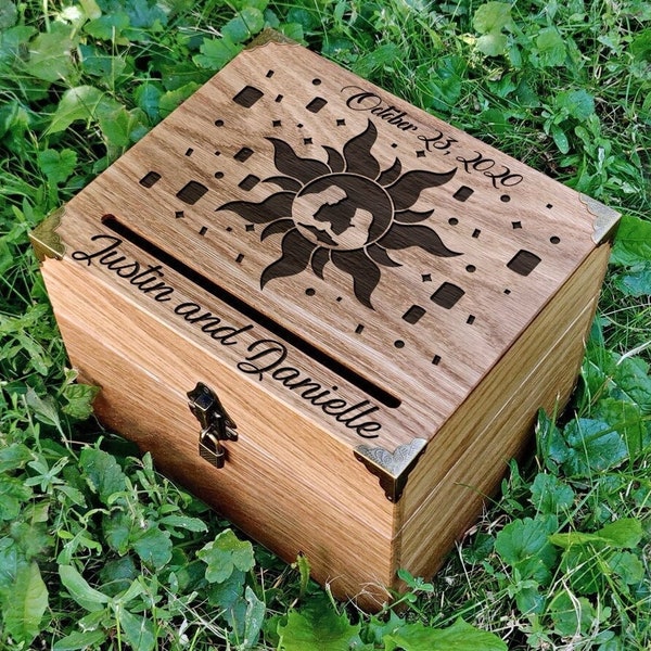 Rustic Card Box Etsy