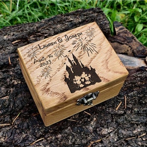 Custom wedding ring box /  Proposal Box  wedding / Personalized / Individual /rustic ring box/ wedding gift /Valentines day gift