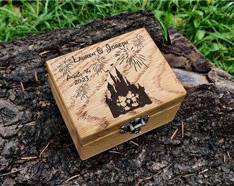 Custom wedding ring box /  Proposal Box  wedding / Personalized / Individual /rustic ring box/ wedding gift /Valentines day gift