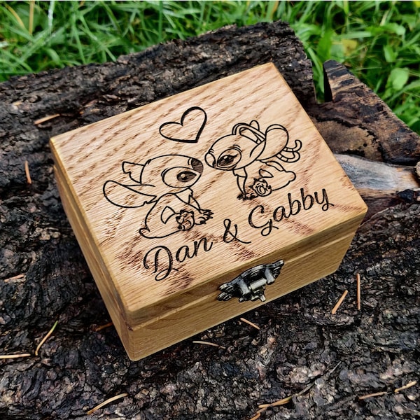 Personalized Ring Box twigs - Engagement Ring Box - Rustic Wedding Box - Wooden Ring Box - Engraving ring box - Rustic Ring Box