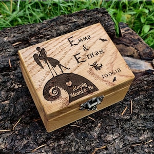 Ring Box - Ring Box - Ringhalter für Verlobungsring - Ringbox für Männer