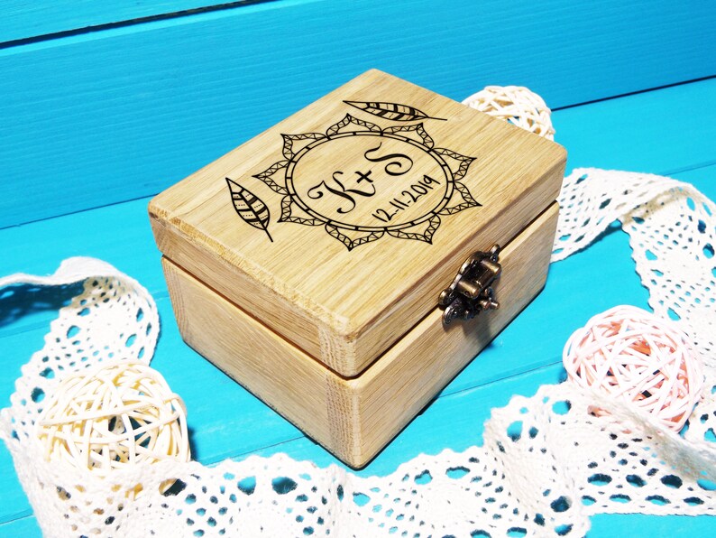 boho ring box